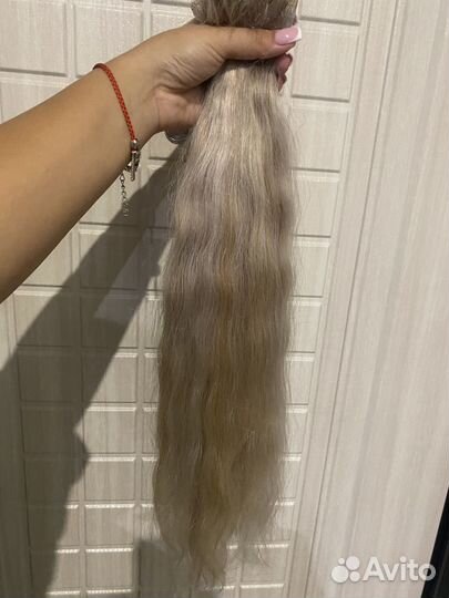 Волосы на заколках Slavic hair