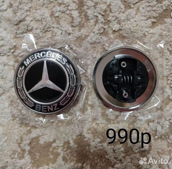 Эмблемы капота для Mercedes Benz (Новые)