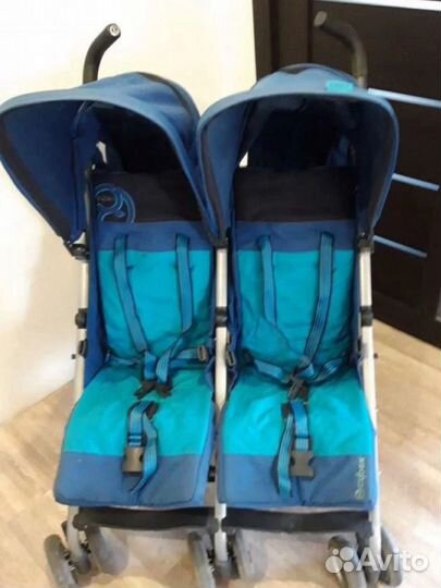 Коляска для двойни cybex