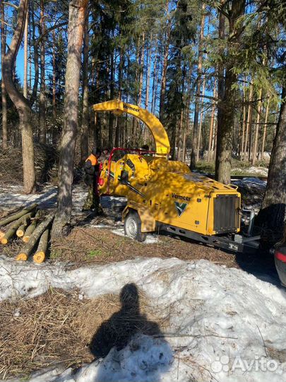 Расчистка участка, спил деревьев, дробление пней