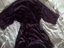 Атласный халат женский 44 размер