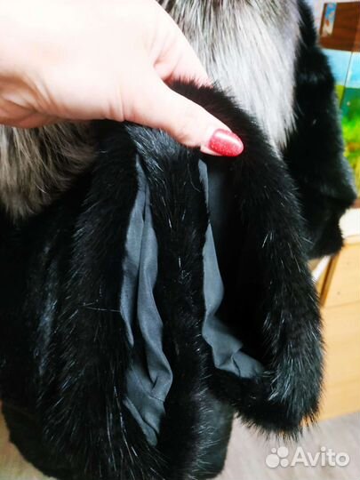 Шуба норковая поперечка 46 48