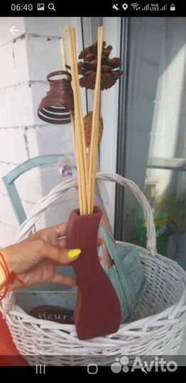 Елочка,Ваза С декором