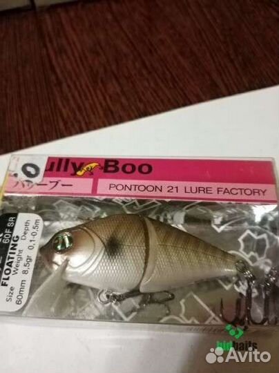 Воблеры 21 pontoon Bully boo 60F SR 60mm 8.5g