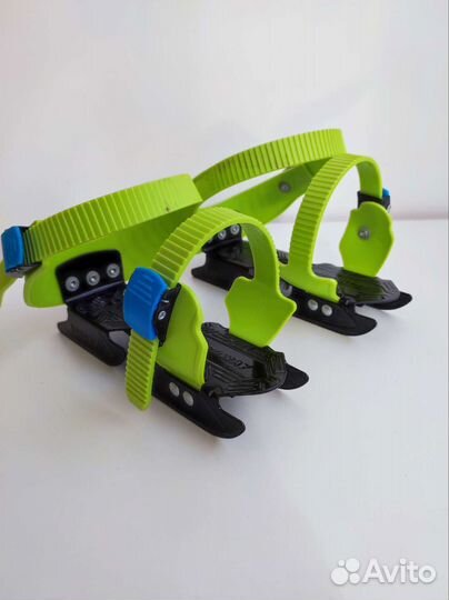 Коньки раздвижные на обувь двухполозные