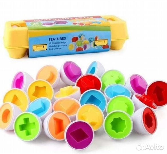 Сортер Яйца сортер Монтессори развивающие игрушки
