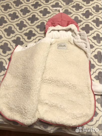 Конверт зимний дня новорожденного