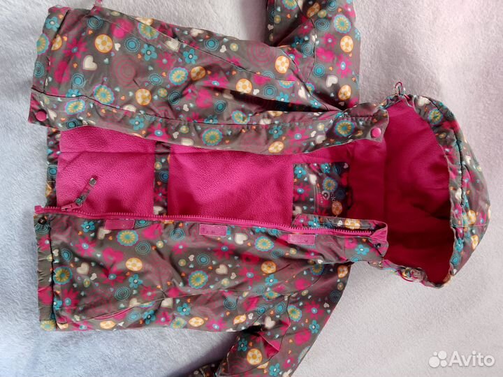 Тёплая куртка на девочку