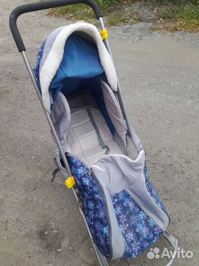 Детские санки коляска бу