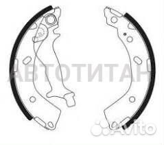 Колодки тормозные барабанные, задние HYGetz02-07;