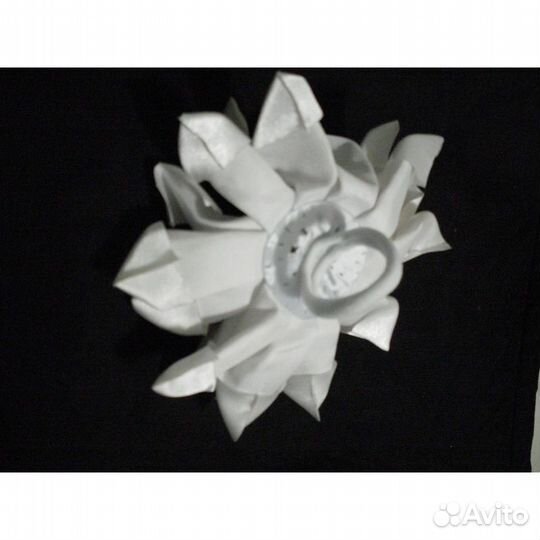 Банты украшен волос на зак,рез,краб белые