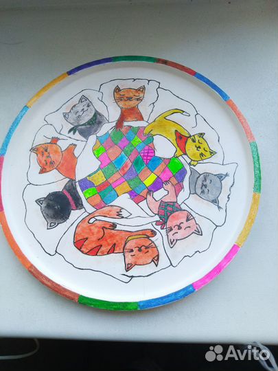 Гипсовые тарелки декоративные