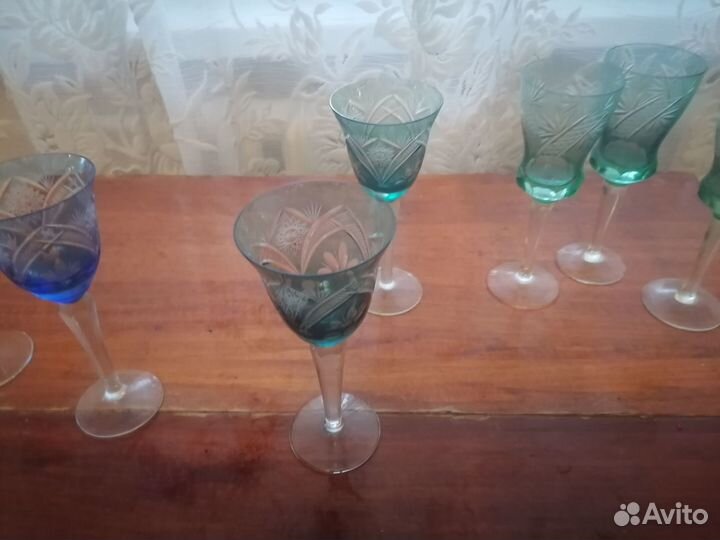 Хрустальные фужеры гдр