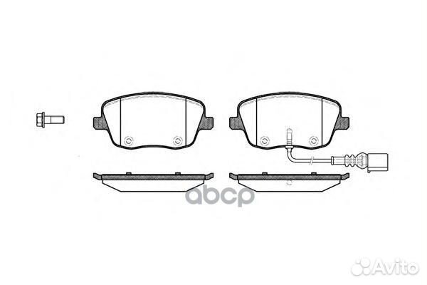 775 01 775 00 колодки дисковые п Skoda Fabia 2.0i
