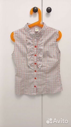 Школьная блузка 128-134