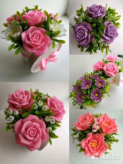 Букеты из мыла