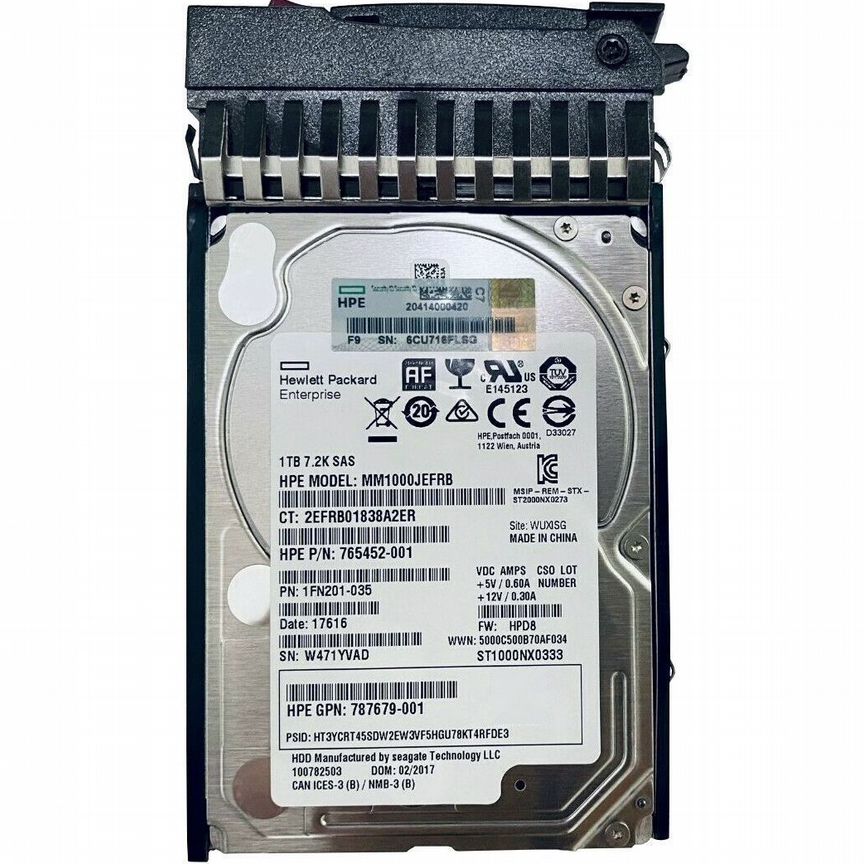 [MM1000JEFRB] Жесткий Диск Hp 1tb Sas 2,5" Hdd Mm1000jefrb