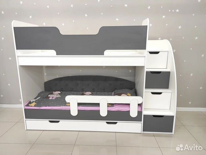 Двухъярусная кровать Юниор с 3х лет