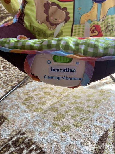 Качели шезлонг с вибрацией