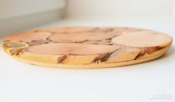 Деревянная подставка под горячее