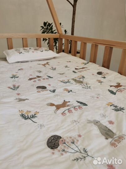 Детское одеяло в кроватку и наволочка