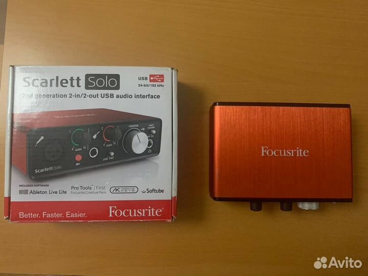 Аудиокарта focusrite solo 2