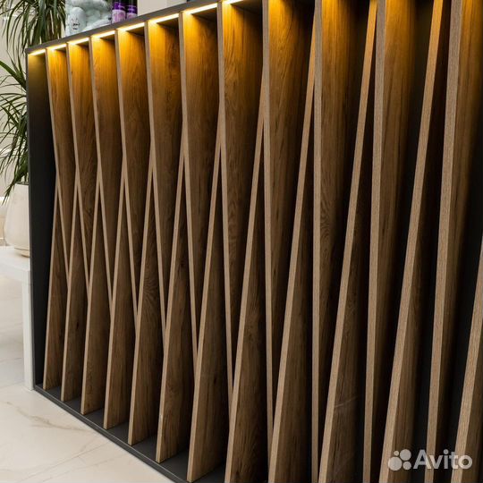 Ресепшн с подсветкой Бесплатный монтаж