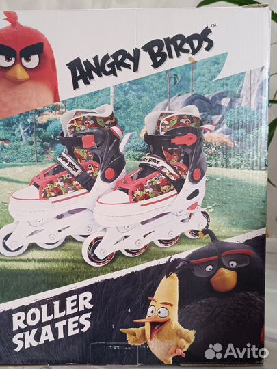 Ролики, шлем, защита размер 33-36