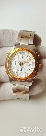 Seiko Chronograph позолота