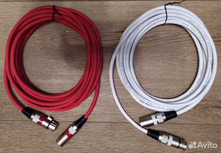 Кабели аудио профессиональные (XLR-XLR, 5м)