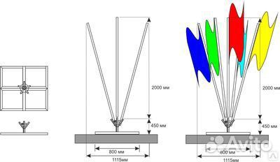 Костер флагшток