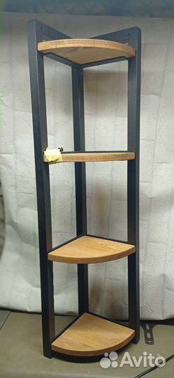 Полка настенная угловая лофт