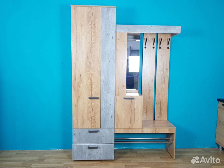 Прихожая Крафт Бетон 1,5 метра