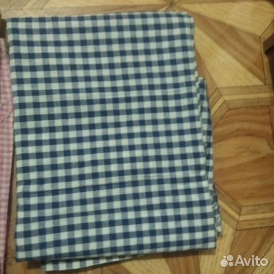 Ткань шотландка и сатин