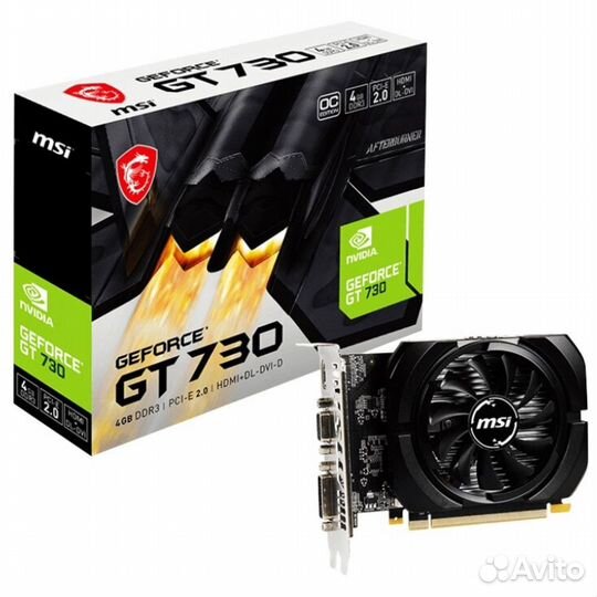 Видеокарта MSI GeForce GT 730 4GB (N730K-4G 393130