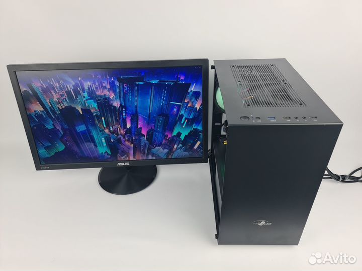 Комплект intel 10 ядер / IPS монитор 24 дюйма