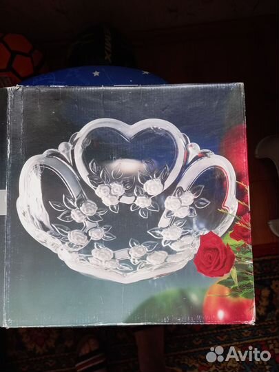 Чаша (ваза) для фруктов новая