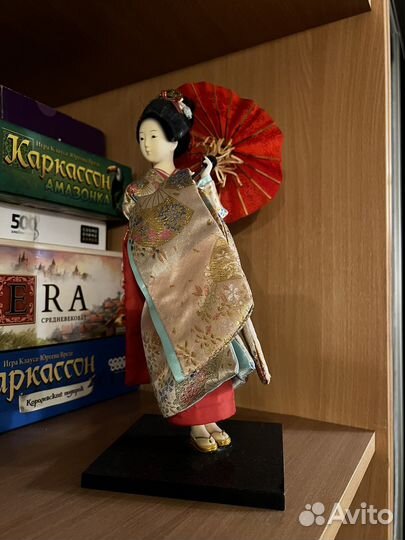 Статуэтка японская кукла ручная работа