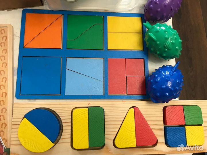 Развивающие игрушки пакетом