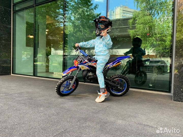 Мини мотоцикл, минибайк кроссовый детский