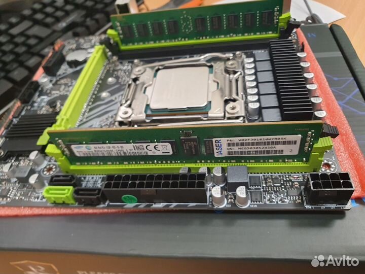 Комплект мат. плата Amentmen+xeon2666v3+ddr4 16gb