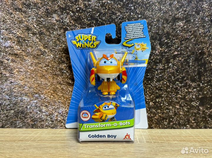 Новый трансформер Super Wings Golden Boy