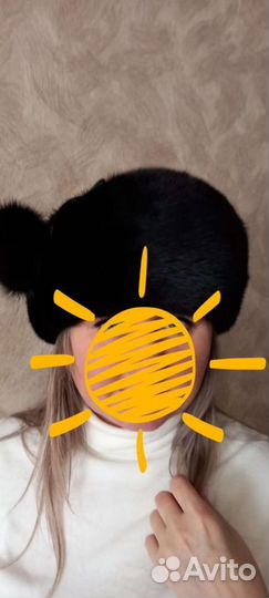 Шапка норковая берет