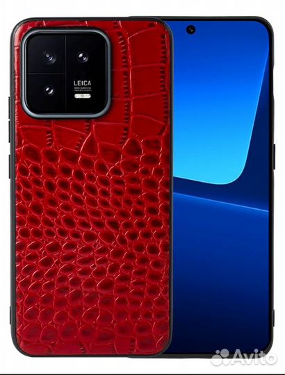 Кожаный чехол для Xiaomi redmi note 12s