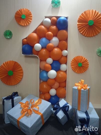 Аэромозайка Цифра 1, цифра 2, цифра 3