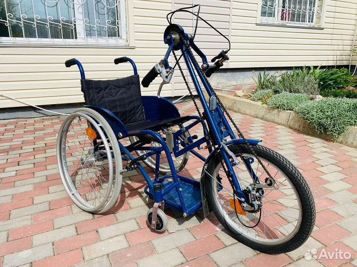 Кресло-коляска с велоприводом искра