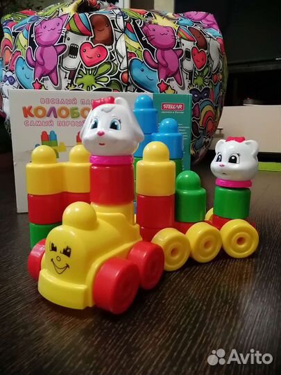 Развивающие игрушки, паровозик 