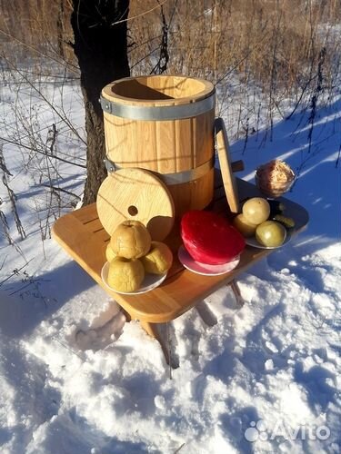 Кадка дубовая