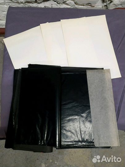 Старая писчая бумага и копирка