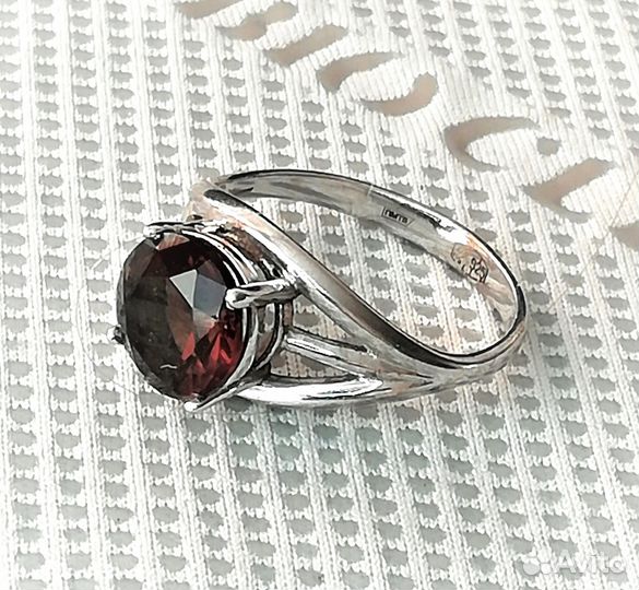 Кольца серебро раухтопаз разм.16, 17, 17,5 К312